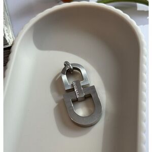 Stunning Sterling Silver & White Topaz Pendant